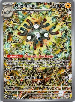 Pokemon TCG Magneton 159/215 Scarlet Violet Black Star Promos Holo NM - Image 1