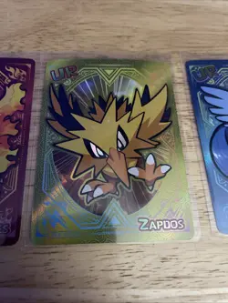 PokeBaby Pokemon Fan Art Set UR Zapdos, Moltres, And Articuno Legendary Birds - Image 3