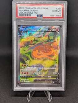 Pokemon Charizard V S12a: Vstar Universe 211/172 Full Art Holo Japanese PSA 10 - Image 1