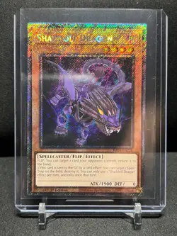 Shadoll Dragon RA04-EN228 1st Edition Platinum Secret Rare Yu-Gi-Oh! NM - Image 1