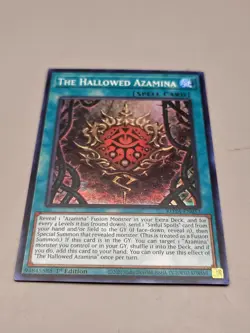 Yugioh The Hallowed Azamina ROTA-EN053 Super Rare 1st Edition NM - Image 1