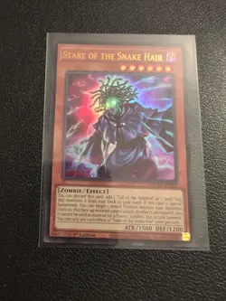 Stare of the Snake Hair MZMU-EN003 Ultra Rare Yugioh Maze of Muertos - Image 1