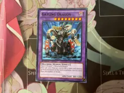 Yugioh! Gatling Dragon LCJW-EN267 Common 1st Edition LP - Image 1