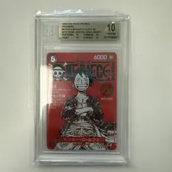One Piece Luffy Promo ST21-014 Magazine Shonen Jump TCG BGS 10 US seller - Image 1