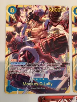 (3 Cards) One Piece Monkey D Luffy card lot package - Image 2