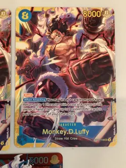 (3 Cards) One Piece Monkey D Luffy card lot package - Image 3