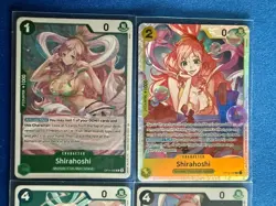 Shirahoshi One Piece TCG OP12-102 Super Rare+OP11/OP14 Rare+ST08 Common - PWE - Image 3