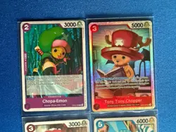 Tony Tony Chopper One Piece TCG OP08-007 Super Rare+EB02 Rare+more - ships PWE - Image 3