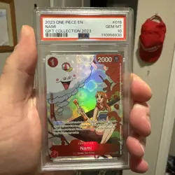 Nami OP01-016 One Piece 2023 Gift Collection Promo Card - PSA 10 - Image 1