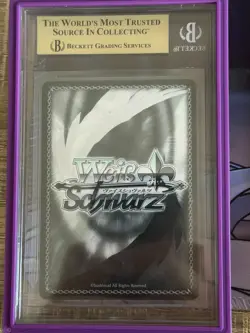BGS 10 Pristine Emilia SEC+ RZ/S116-027EX Weiss Schwarz Re:Zero JP Signed - Image 2