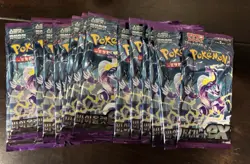 Pokemon Card Violet ex Booster Pack x17 KOREAN - Image 1
