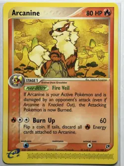 Arcanine Sandstorm 15/100 LP-NM Pokemon Card - Image 1