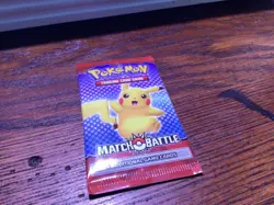 1X 2022 Pokemon Match Battle McDonalds Promo Sealed Booster Card - Image 1