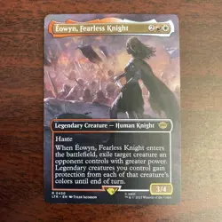 MTG Card - 1x Eowyn Fearless Knight - LOTR - Borderless Magic the Gathering - Image 1