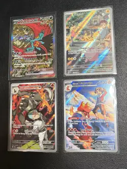 4 Card Pokemon Lot | SAR, IR - Image 1