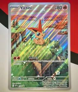 JUMBO Oversized Victini Card SVP208 Scarlet & Violet Promo Pokemon NM - Image 2