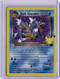 Dark Gyarados Celebrations 25th Anniversary 8/82 Pokemon Card Holo 2021 - Image 1