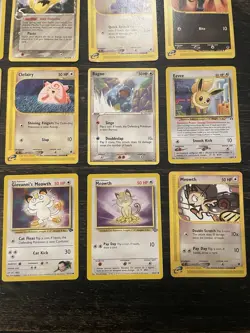 Pokemon TCG Nintendo Meowth, Poochyena, Kangaskhan 20 Card Vintage Lot - Image 4