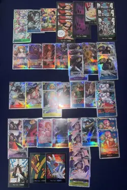 One Piece Card Game English SR and Holo Don!!! Lot - Image 1