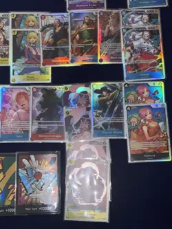 One Piece Card Game English SR and Holo Don!!! Lot - Image 2