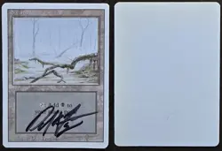 Signed MtG Magic Dan Frazier Artist Proof _ Revised _ SWAMP - A _ VHTF 1/100! - Image 1