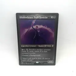 Shadowheart, Dark Justiciar Foil Etched MTG Magic The Gathering - Image 1