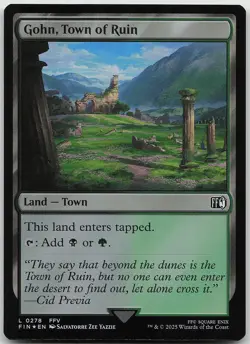 Gohn, Town of Ruin FOIL 278 Land FINAL FANTASY NM MTG - Image 1