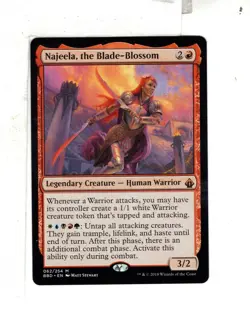 MTG SkeenAB Najeela the Blade-Blossom from Battlebond. NM. - Image 1