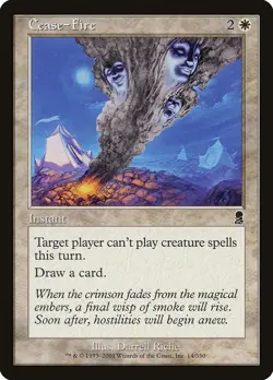 2001 Cease-Fire Odyssey MTG Magic The Gathering Common NM - Image 1