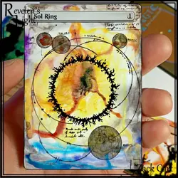 Sol Ring - Hand Painted MTG Alter - Magic - Revelen's Light Alters - Image 1