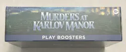 NEW Murders at Karlov Manor Play Booster Box 36 Packs MTG Magic the Gathering - Image 1