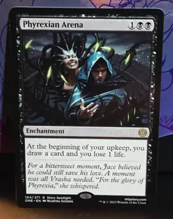 magic the gathering - Phyrexian Arena - Enchantment - Rare - Swamp - Black - Image 1