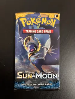 21.8g HEAVY Pokemon TCG: Sun & Moon Base Set 2017 Booster Pack - SEALED Lunala 820650806513 - Image 2