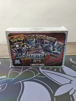 Pokemon 2024 Mystery Power Box 5 Booster Packs Chase Pack Walmart Rare - Image 1