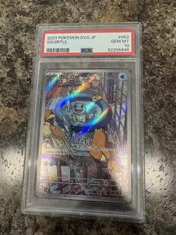 Pokemon Squirtle Holo Sv Deck 052/049 Japanese PSA 10 - Image 1