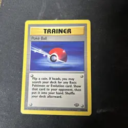 Pokemon Jungle Set Unlimited - Common - Poke Ball 64/64 - Trainer - D30 - Image 1
