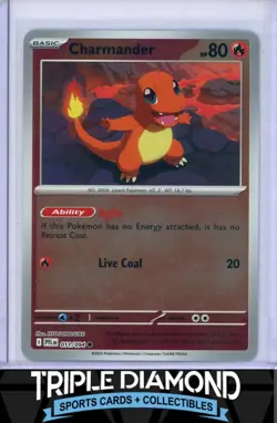 2025 Pokemon Phantasmal Flames #011/094 Charmander Reverse Holo M429 - Image 1