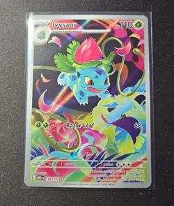 Ivysaur Illustration Rare 134/132 Near Mint Mega Evolution Pokemon TCG English - Image 1