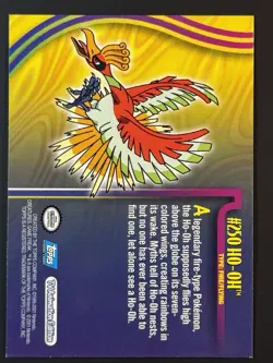 Pokemon Ho-Oh #250 Topps Johto League Champions - Image 2