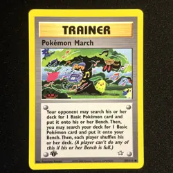 Pokemon March Common 1st Edition 102/111 Neo Genesis NM - Image 1