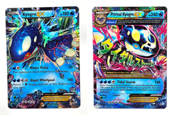 Pokemon TCG: Kyogre EX 54/160 + Primal Kyogre EX 55/160 XY Primal Clash LP - Image 1