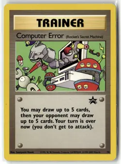 Computer Error ⭐ 16 Promo Wizards Black Star Promos 1999 Pokemon LP - Image 1