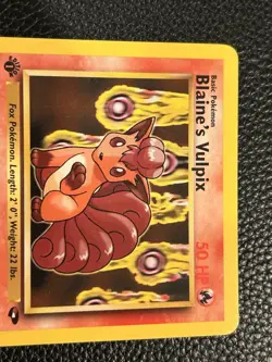 Blaine’s Vulpix 66/132 - Gym Challenge - 1st Edition - Pokemon WOtC Mint - Image 2