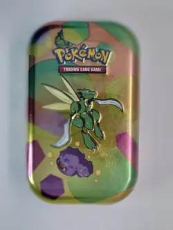 🔥 Pokemon TCG 🔥 Scarlet & Violet 151 Mini Tin 🔥 Scyther Weezing Variation 🔥 - Image 1