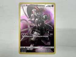 Pokemon TCG Armored Mewtwo Holo Black Star Promo SM228 NM - Image 1