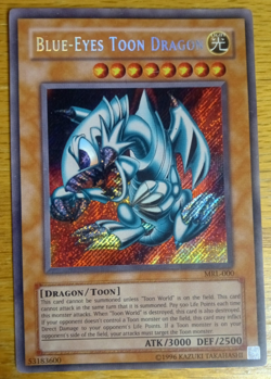 Yu-Gi-Oh! Blue-Eyes Toon Dragon MRL-000 Secret Rare - Image 1