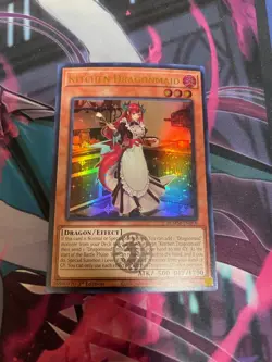 YUGIOH - KITCHEN DRAGONMAID - ULTRA RARE - BLMM - 1ST ED - NM - Image 1