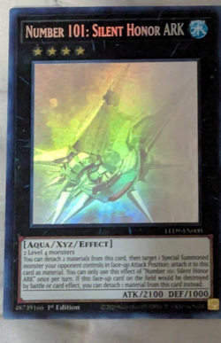 Yugioh! Number 101: Silent Honor ARK - LED9-EN000 - Ghost Rare - 1st Edition Nea - Image 1