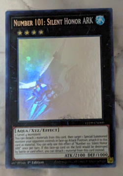 Yugioh! Number 101: Silent Honor ARK - LED9-EN000 - Ghost Rare - 1st Edition Nea - Image 2