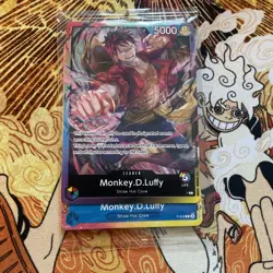 One Piece TCG 2nd Anniversary Promo Pack Sealed - Luffy P-043 & Trio Leader - Image 1